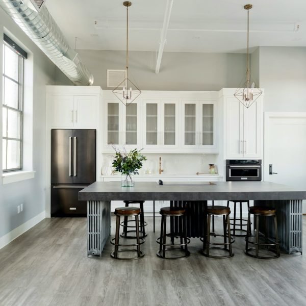 Industriële elementen toevoegen aan het interieur